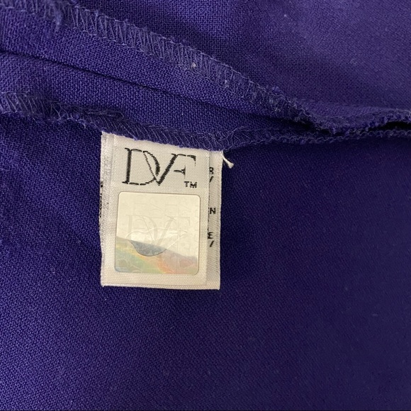 Diane Von Furstenberg Dress Size 8 Carpreena Mini Sheath : Purple Haze - Picture 6 of 7